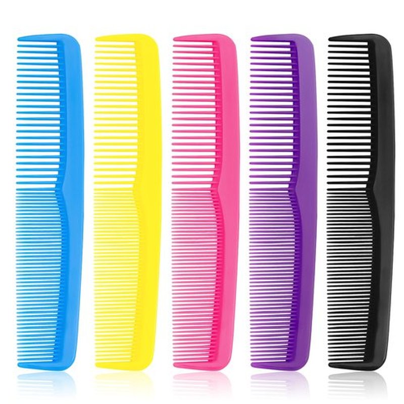 30pcs Plastic Colorful Combs in Bulk, Individually Wrapped, Double Tooth Hair Pocket Comb, for Homeless, Charity, Hotel, Travel, Airbnb, Home, Shelter