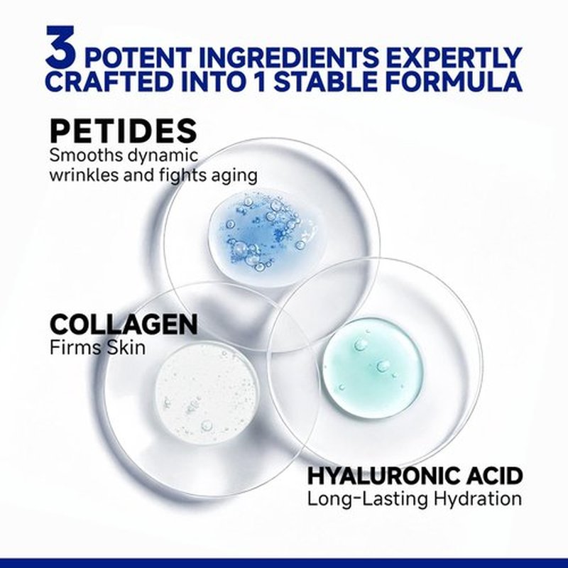 Dr Vincent Peptide Under Eye Patches, Firming Eye Patches Instant Reduces Dark Circles and Puffiness, Collagen Under Eye Mask for Bags Treatment, Wrinkles, 24 Pairs, Vegan