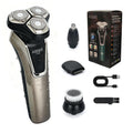 4-in-1 Electric Razor for Men, 9999 RPM High-Speed Electric Shaver, 5D Floating Head Shavers for Men, 90Min Long-Lasting, IPX7 Waterproof, LED Display, Beard Trimmer for Sensitive Skin Care