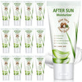 Dansib After Sun Lotion Mini Aloe Vera Lotion Bulk Travel, 1 oz Travel Size Aloe Vera Skin Moisturizer for Sunburn Relief Organic Mini Sunscreen Bulk Moisturizing for Face and Body(12 Pcs)