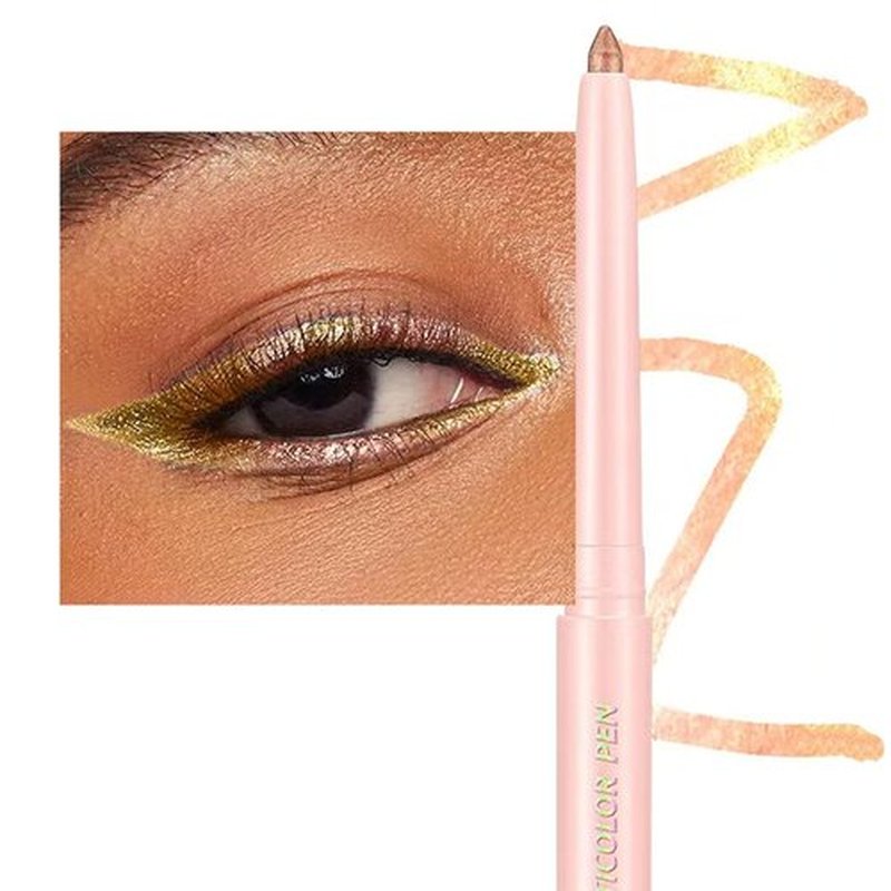 Chameleon Eyeliner Pen - Metallic Shimmer Color Changing Waterproof Eyeliner & Eyeshadow 2 in 1, Highly Pigmented #01