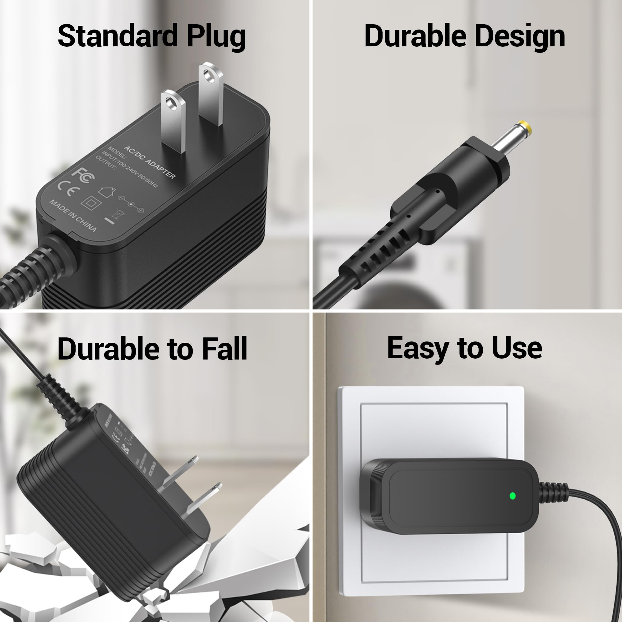 9.6V Charger for Shark Ultra Cyclone Pro Cordless Handheld Vacuum CH901
