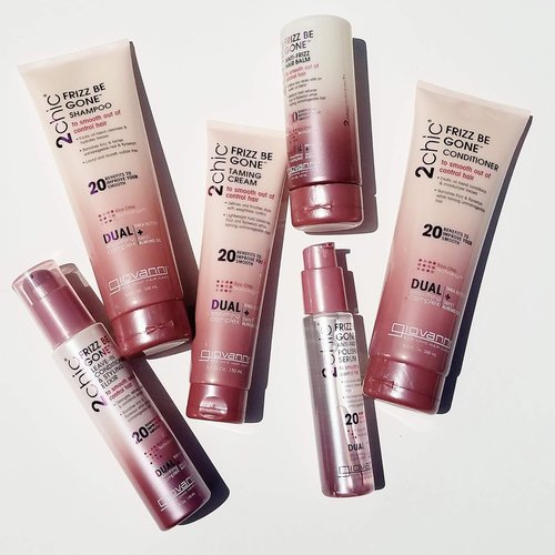 GIOVANNI 2chic Leave-In Conditioning Elixir - Anti-Frizz Hair Smoothing Formula with Shea Butter & Almond Oil - 4 oz