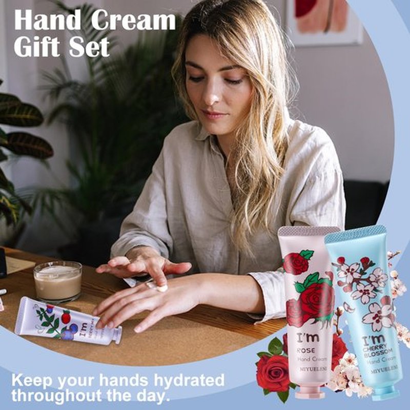 Blcculi 30 Pack Hand Cream Gift Set,Mini Hand Lotion for Dry Cracked Hands,Travel Size Hand Care Cream Fragrance Hand Lotion,Moisturizing Hand Cream for Women,Mothers Day Gifts, Valentine's Day