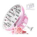 GIHALI Universal Hair Diffuser “Super Sturdy” 1.7 Inch to 2.6 Inch for Natural Curly and Wavy Hair, Hair Dryer Attachment (Pink 2 Aroma Upgrade)
