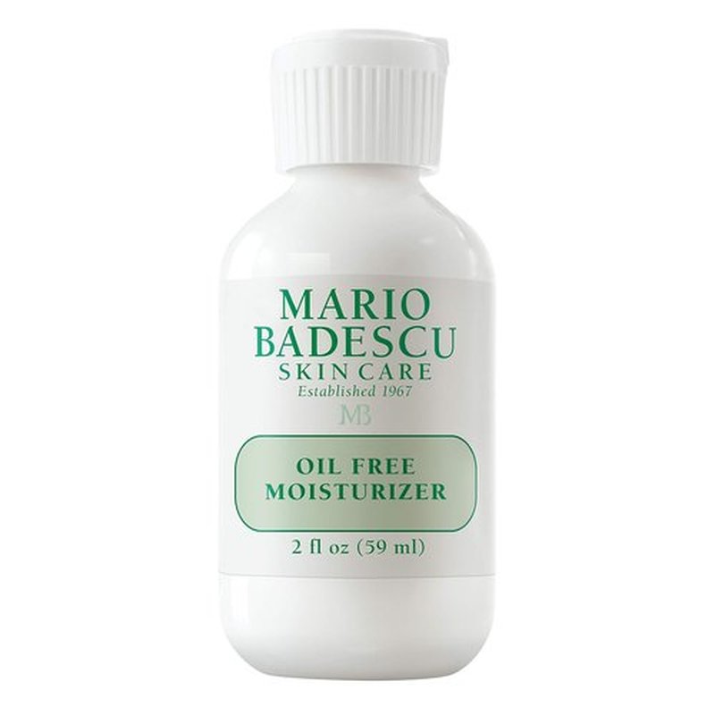 Mario Badescu Oil-Free Face Moisturizer - Ideal for Oily & Sensitive Skin | Allantoin & Lemongrass, 2 Fl Oz