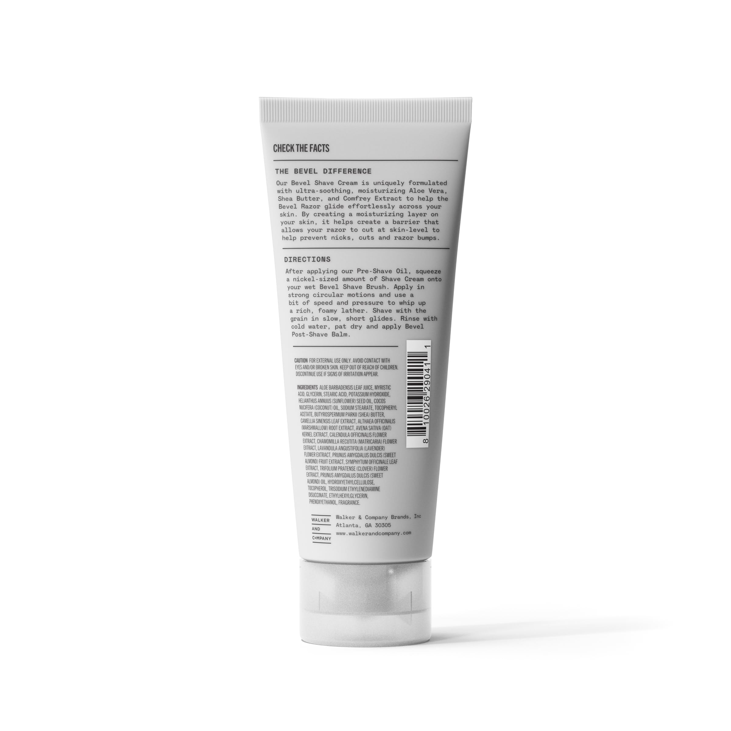 Shaving Brush and Shaving Cream Bundle by Bevel - Includes Vegan Hair Brush and Shaving Cream for Men, Works with Safety Razor, Prevents Razor Bumps