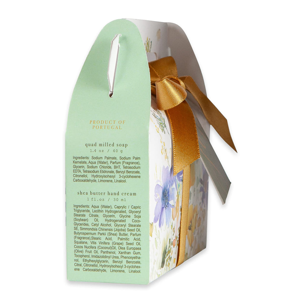 Joia Winter/Spring Scented Moisturizing Gift Set, Bar Soap and Shea Butter Hand Cream, Kiwi & Lime, 2.4 Fl Oz