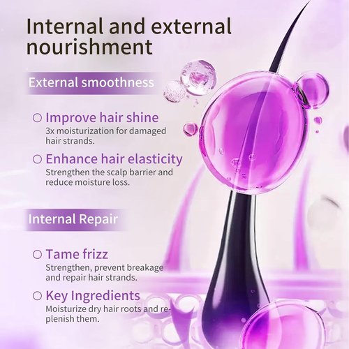 Skiennix Instant Smoothing Leave-In Conditioner - Softens & Repairs Damaged Hair, Locks in Hydration, Eliminates Frizz