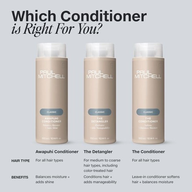 Paul Mitchell Awapuhi Conditioner, Balances Moisture + Adds Shine, For All Hair Types, 10.14 oz.