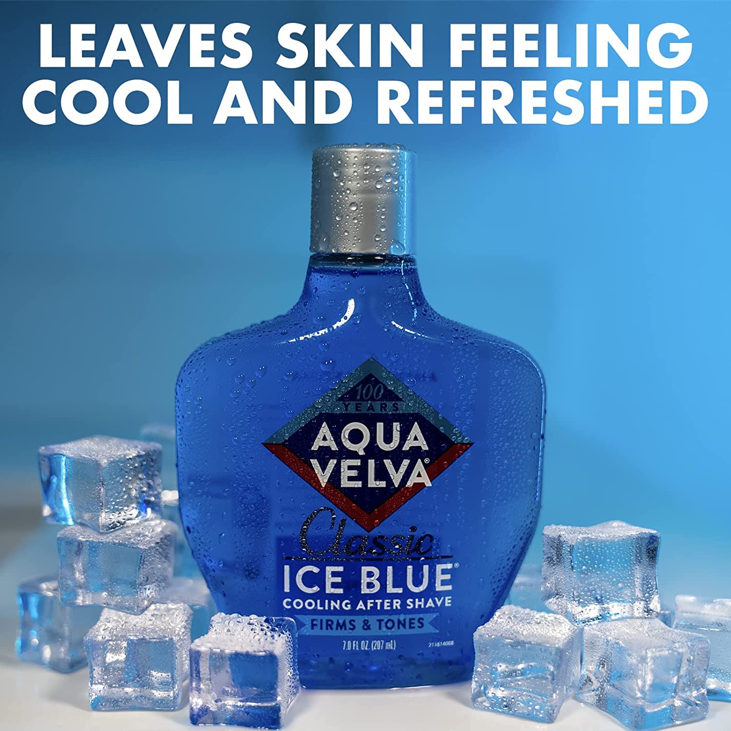 Aqua Velva Classic Ice Blue Cooling After Shave 3.50 oz (Pack of 7)