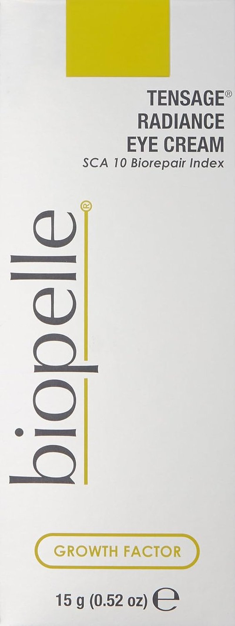 Biopelle Tensage Eye Cream - Radiance & Illuminating Formula with SCA 10 Biorepair Index, 0.52 Oz