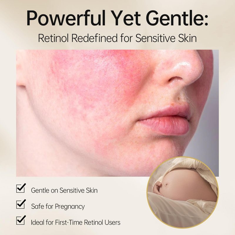 VGO Bakuchiol Retinol Serum for Face, 1% Retinol & 3% Niacinamide, Anti-Aging and Anti-Wrinkle, Gentle Yet Potent Formula for Sensitive Skin.