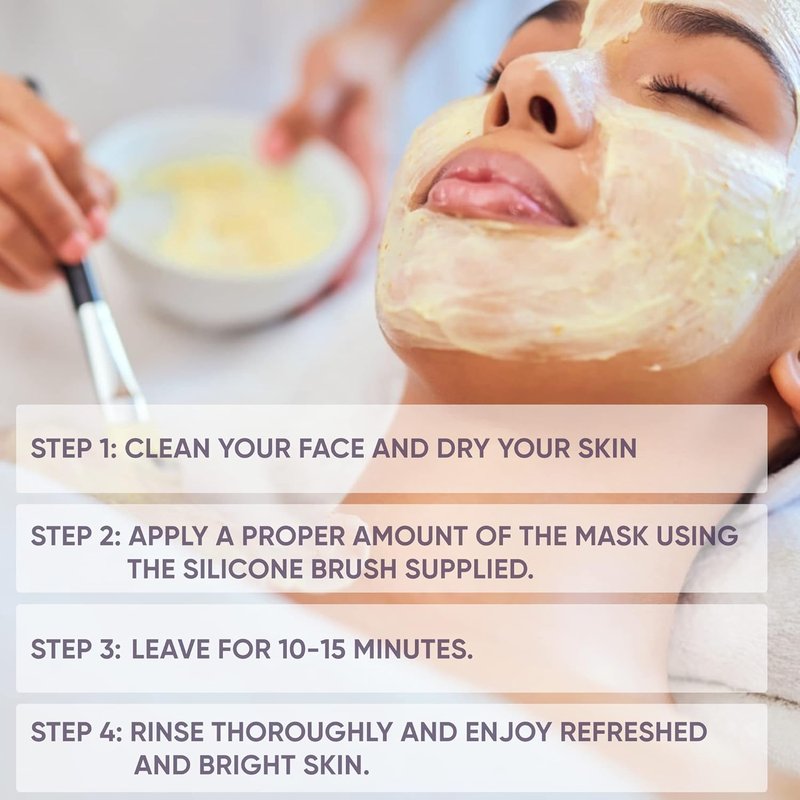 VALITIC Vitamin C & Turmeric Clay Mask - Dark Spot Corrector with Kojic Acid & Retinol - 100g Skin Care Solution