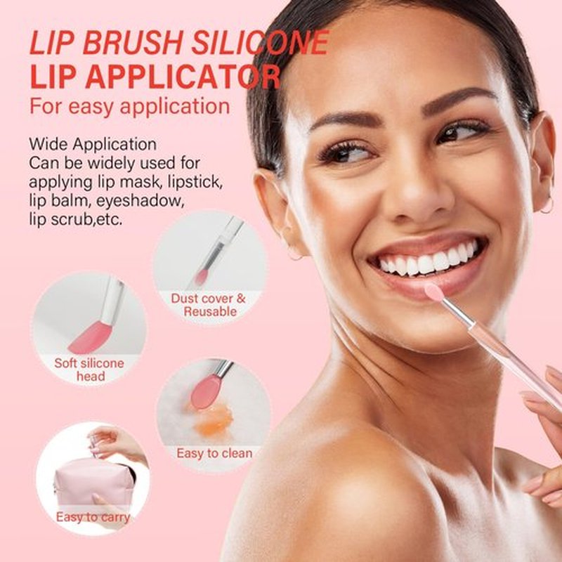 Skiennix Lip Mask Set - 4 Pcs Overnight Lip Care Gift for Women & Teens | Hydrating Shea Butter & Hyaluronic Acid