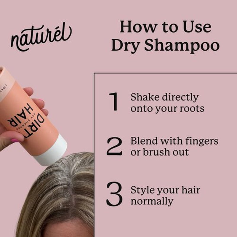 Naturel Loxy Dry Shampoo Volumizing Powder for Blonde Hair | Non Aerosol | Made in USA, No Benzene | Vegan, Talc Free, Aluminum Free | Essential Oils | 2.6 oz