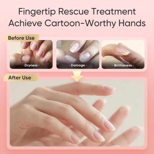 Cuticle Oil for Dry Cuticles – Pacfe Velour Rosa Nail & Cuticle Oil with Jojoba Oil, Squalane & Vitamin E, Rose Scented Care for Brittle Nails, 30ml Large Size