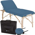 EARTHLITE Portable Massage Table Package - AVALON with Reiki Endplate & Premium Flex-Rest Face Cradle (30”x73”)