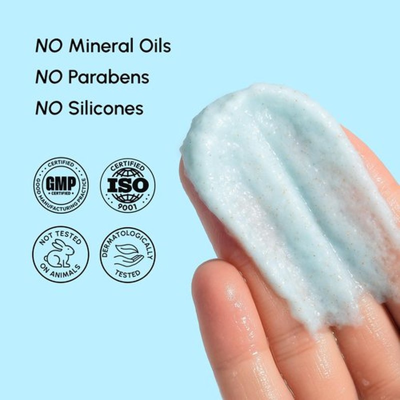 MAREE Face Exfoliator – Microdermabrasion Facial Scrub & Exfoliating Face Wash for Women – Collagen & Glycolic Acid – Gentle Scrub and Exfoliant – Men Exfoliating Scrubber – Exfoliante Facial Cleanser