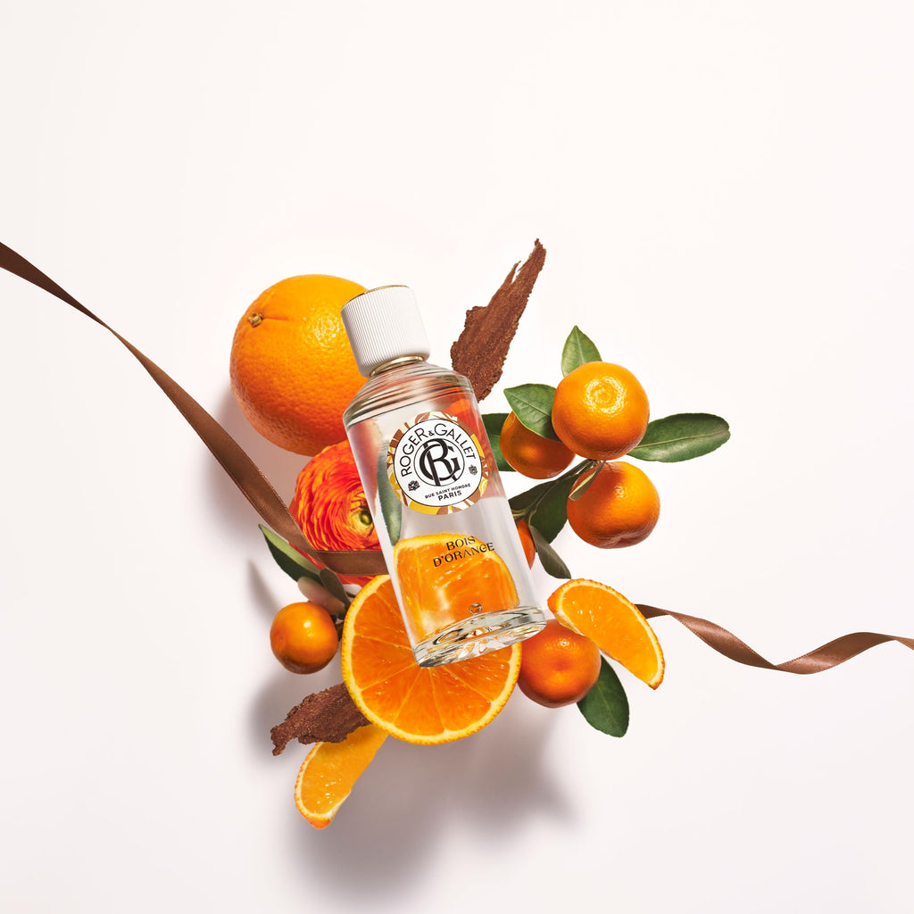 ROGER & GALLET Wellbeing Fragrant Water Spray – Light Eau Fraîche Body Mist with Natural Origin Ingredients, Refreshing Everyday Fragrance for Women (Bois d'Orange | 3.3 Oz.)