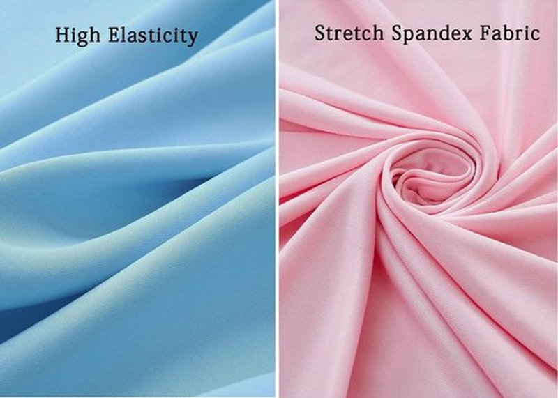 Skiennix 6.6 FT Round Backdrop Cover - Pink Spandex Wedding Circle Arch for Baby Shower & Birthday Party