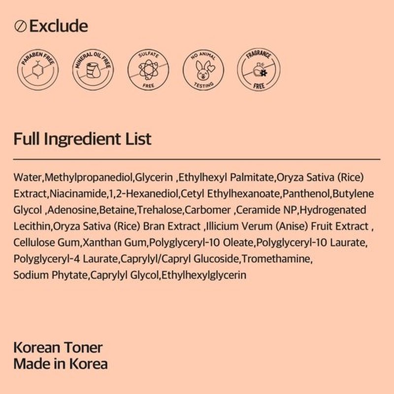 Rice Glow Bubble Toner 3.38 fl oz - Hydrating Milky Toner for Sensitive and Dry Skin, with Niacinamide and Rice Extract to Support Radiant Skin, Easy-to-Carry Size for Daily Korean Skincare Routine