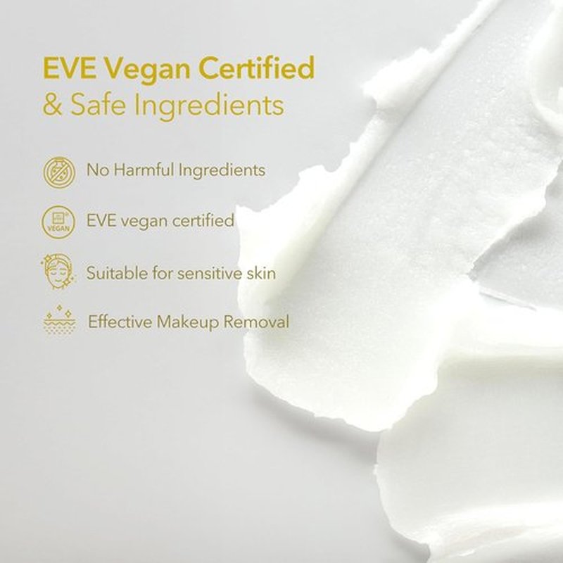 Edelweiss Cleansing Balm - Vegan Makeup Remover & Face Cleanser with Natural Flower Extracts | 3.38 fl oz