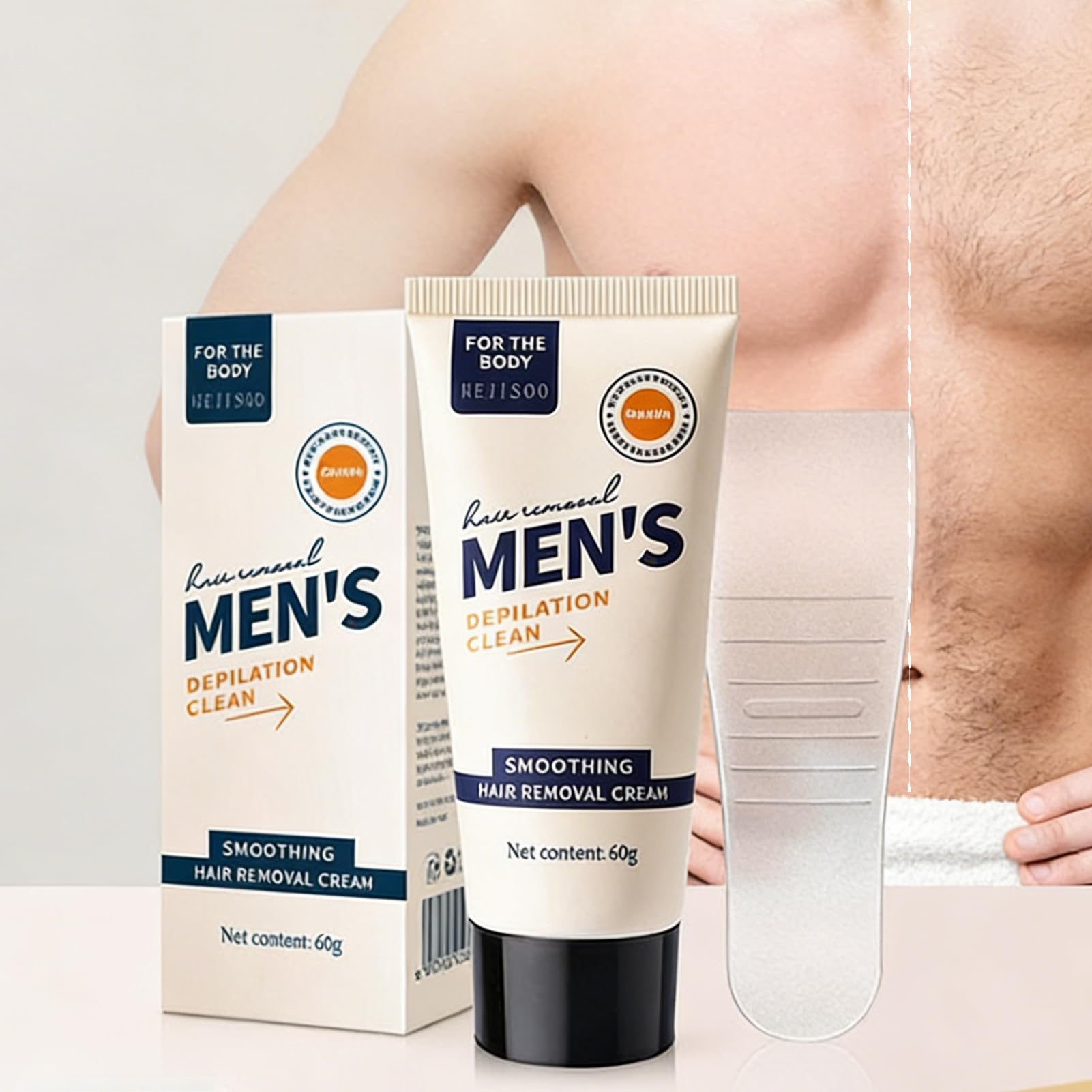 Hair Removal Cream for Men,Intimate/Private Body Depilatory Cream for Bikini,Pubic, Body,Legs, and Underarms,Long-Lasting,Smooth & Painless Hair Remover for All Skin Types
