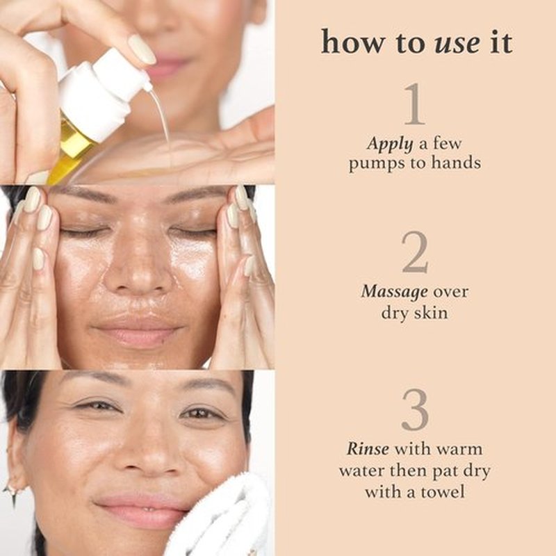 Julep Vitamin E Cleansing Oil | Hydrating Makeup Remover for Sensitive Skin - 3.38 Fl Oz - Rosehip & Olive Oil