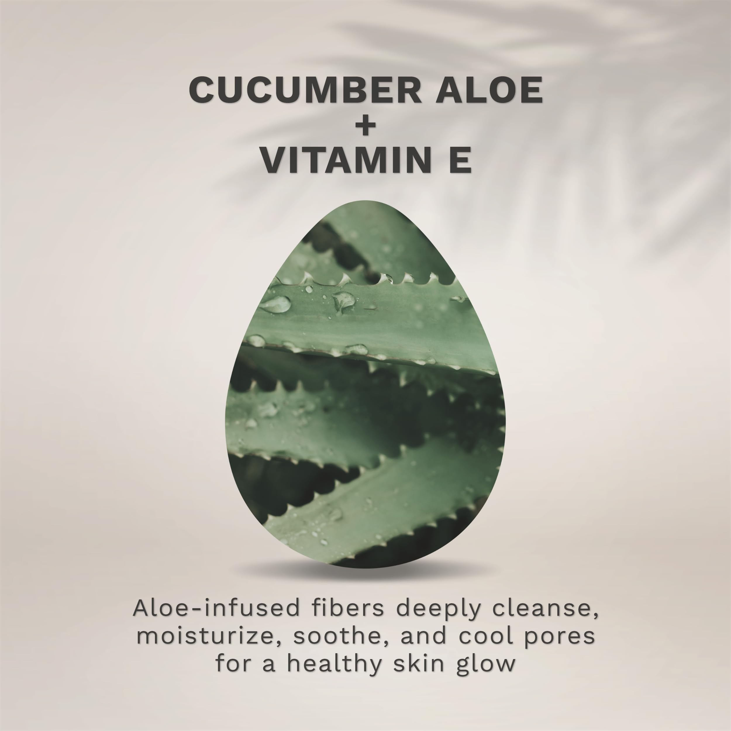KOL Face Scrubber, Aloe Infused Exfoliating Facial Cleansing Pads, Disposable Exfoliator Face Sponge for Daily Cleaning and Makeup Removal, 6 Count