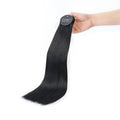 CGRY 18A Raw Indian Straight Hair 3 Bundles Real Virgin 100% Unprocessed Human Hair Extensions Luxury Premium Quality Full Thick Ends Natural Black Silky Soft Reusable 20inch