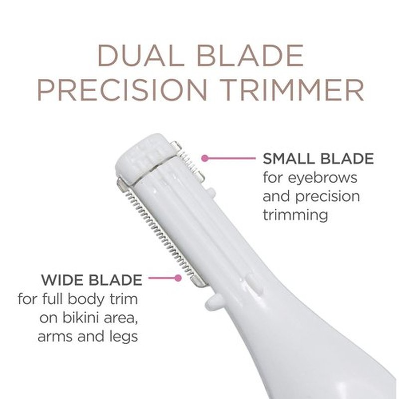 Conair Cordless Hair Trimmer for Women - Versatile Bikini & Eyebrow Grooming Tool