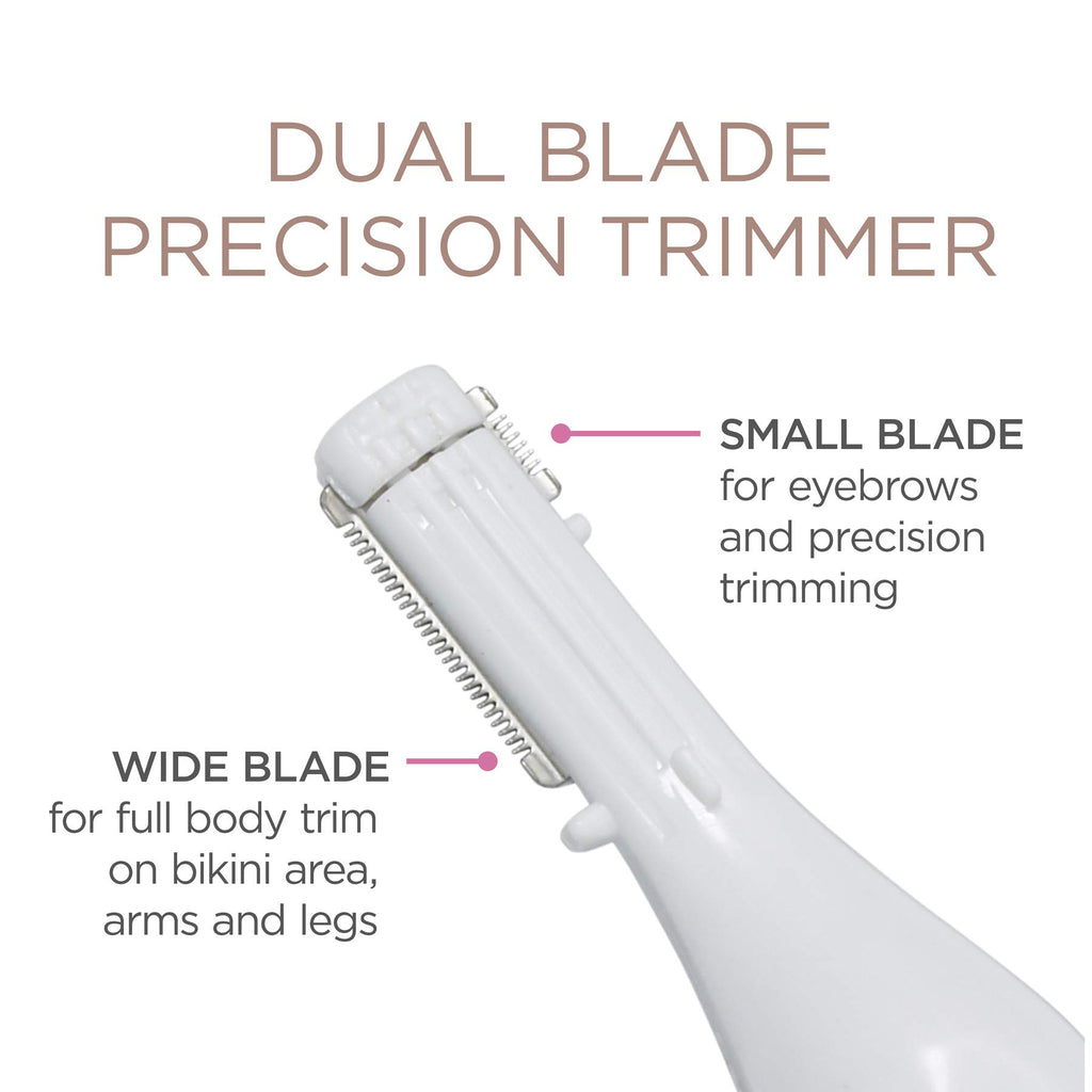 Conair Cordless Ladies Hair Trimmer for Women, Bikini Trimmer and Eyebrow Trimmer