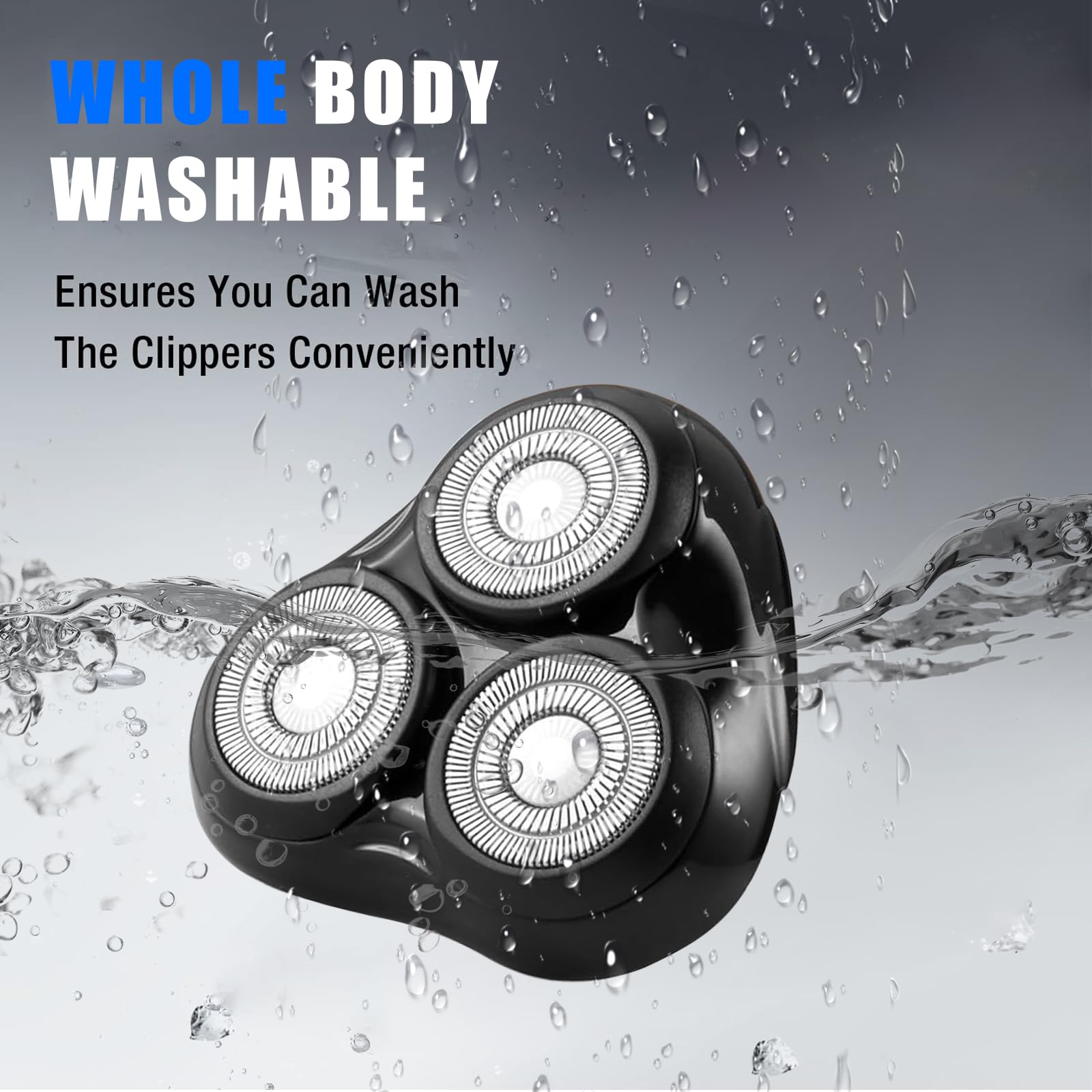 Rotary Replacement Shaver Head,Compatible with Remington Shaver Series,forR3,R4,R5,R6,R7,R8,SP-3141 and SP-5161 Foils (Black-2 PC)