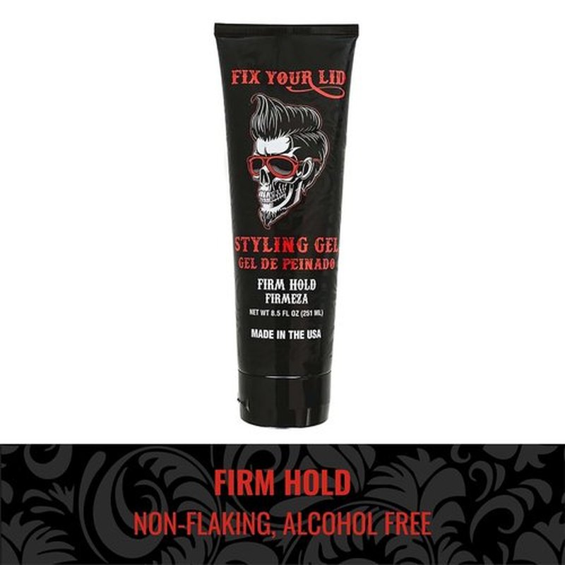 Fix Your Lid Styling Gel for Men - Firm Hold for Fuller Look - Easy to Wash Out - 8.5 Oz