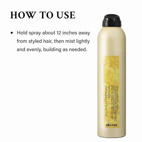 Davines Perfecting Hairspray - Medium Hold Invisible Finish | Ultra-Fine Mist, 10.14 Fl Oz