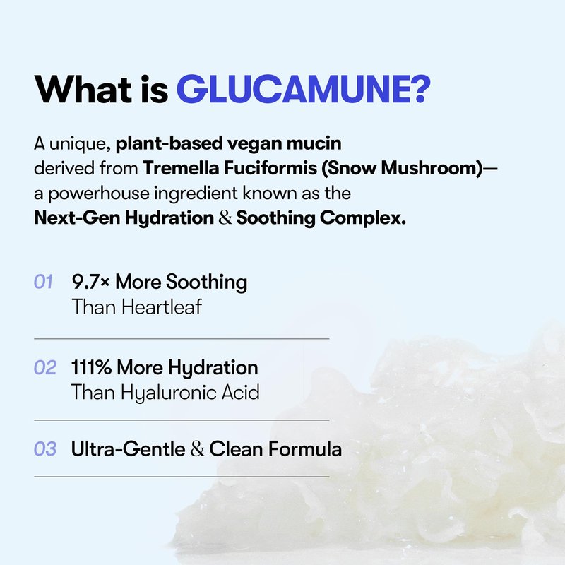 VT COSMETICS Glucamune Facial Toner with Snow Mushroom, Hydrating & Soothing for Dry, Sensitive, and Combination Skin, Vegan Toner, Fragrance-Free, Korean Skincare (6.76 fl. oz.)