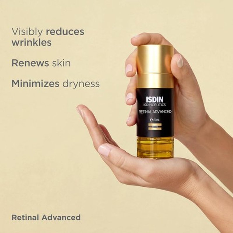 ISDIN Isdinceutics Retinal Advanced Night Serum - Rejuvenating Formula with Retinaldehyde & Melatonin | 1.7 FL OZ (50 ml)