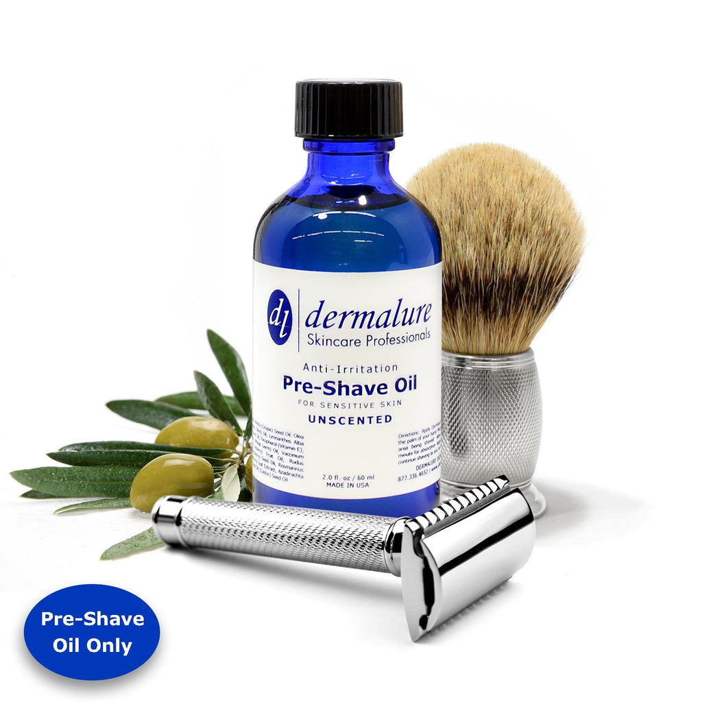 Pre-Shave Oil, UNSCENTED Shaving Oil, 100% All Natural Oil for Sensitive Skin, Premium Quality for Anti-Irritation & Effortless Smooth Irritation-free. Ultra Gliding Shaving Oil (2.0 fl. oz / 60)
