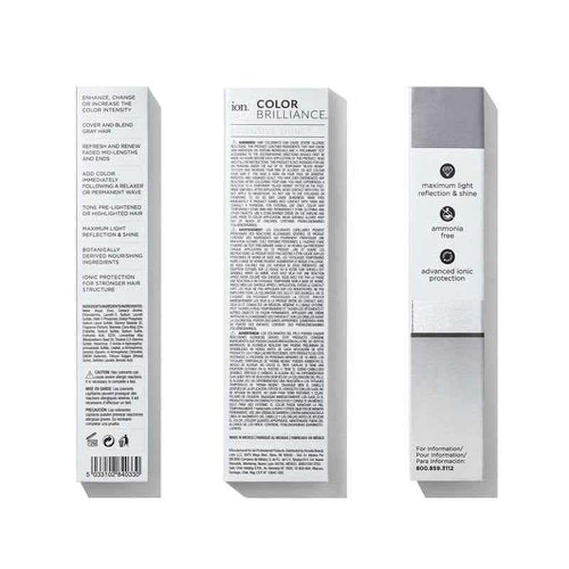Skiennix Ion Chrome Demi-Permanent Hair Color - Vibrant Chrome Shade for Lasting Shine