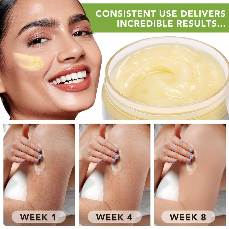 ZIXAOK Organic Raw Shea Butter, 100% Pure & Unrefined - For Intense Moisture on Dry Skin, Hair & Lips, Natural DIY Body Butter Base, Rich in Vitamins A, E, F, 7.8 oz