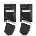 GORLENT 2Pcs Replacement Trimmer Blades for Manscapes The Lawns Trimmer 4.0 3.0 2.0 Series, Ceramic Blade Head Refills with Skin Protect Tech.