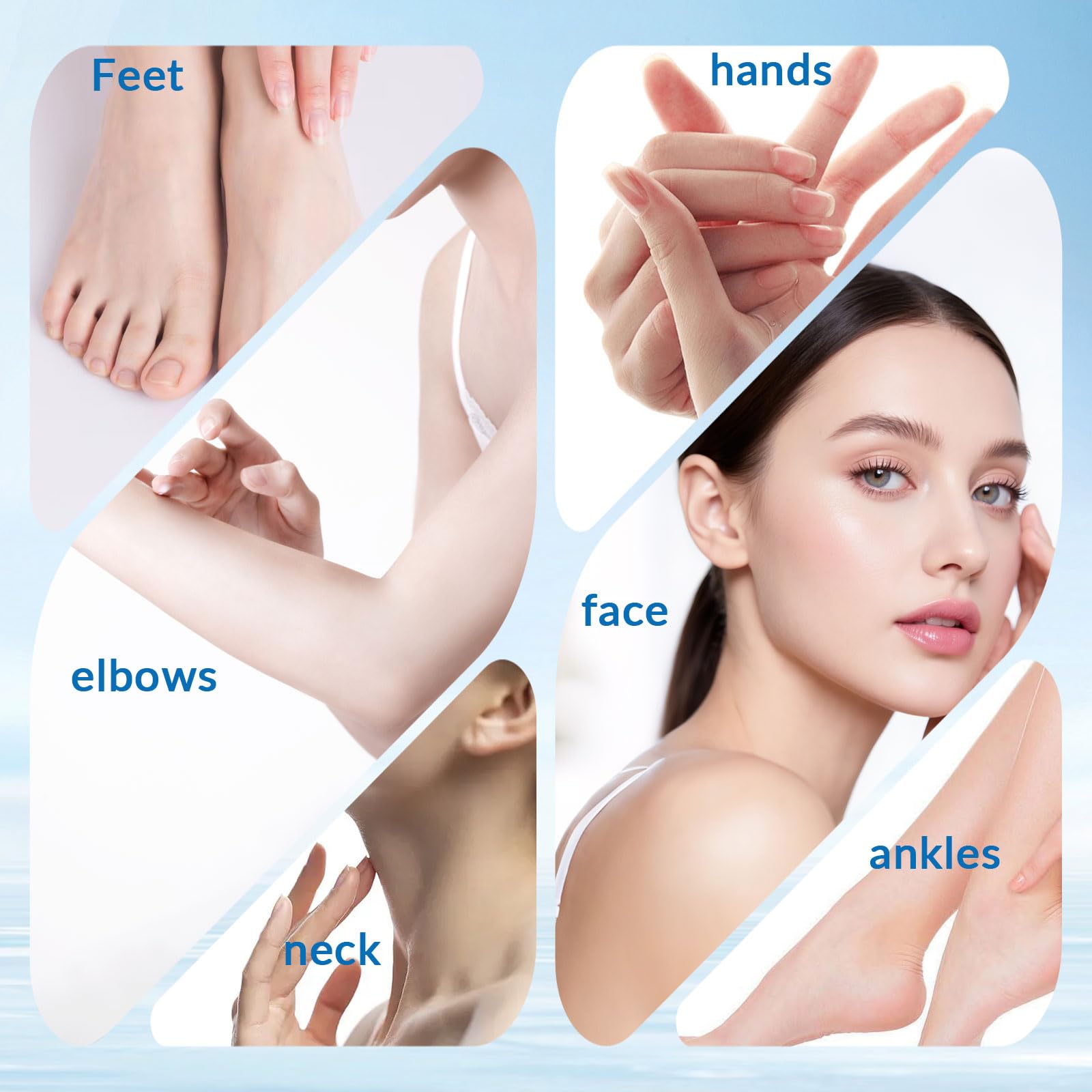 XICOFISS Crack Feet Prevention Stick, Anti Cracked Foot Cream For Dry Heels, Moisturizing Foot Balm Stick, Remove Dead Skin And Softening Dry Skin (Pink+Blue)