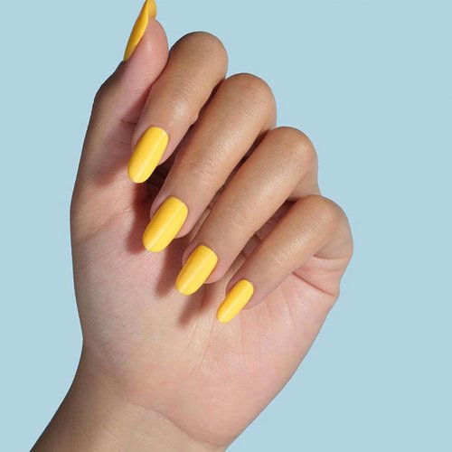 DND Gel Polish Set - Yellow Collection | UV/LED Gel & Air Dry Nail Lacquer Duo, 0.5 Fl Oz Each