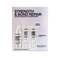 Redken Acidic Bonding Concentrate Mini Kit – Strengthening Shampoo, Conditioner & Leave In Treatment for Damaged Hair, Reduces Breakage & Split Ends, Travel Size