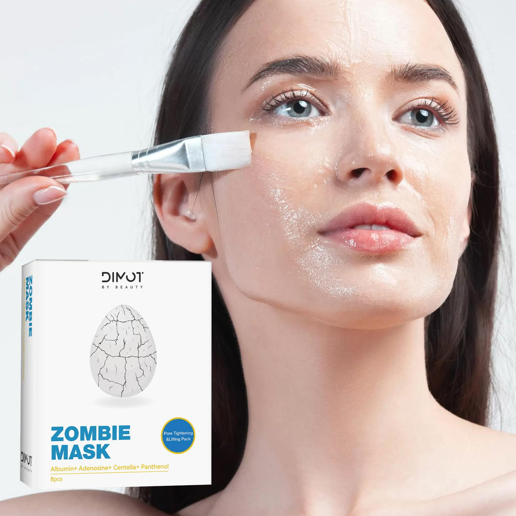 YOYILY 2025 New Zombie Facial Mask - Hydrating & Tightening Face Mask, Lifting, Deep Cleansing Pore, for Women & Men, 1 Box 8Pcs