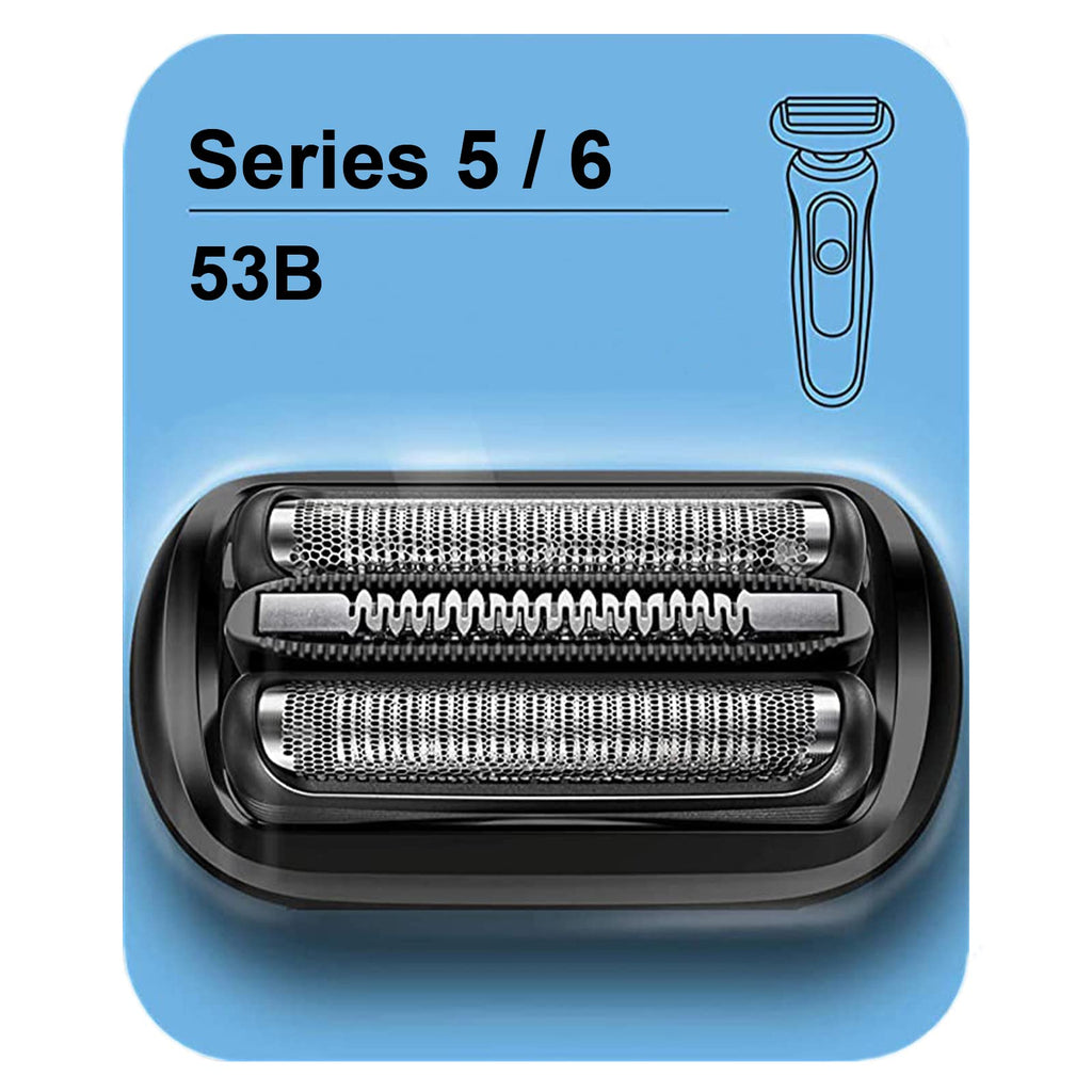 Series 5/6 53B Replacement Head for Braun Electric Foil Shaver, 1 Count