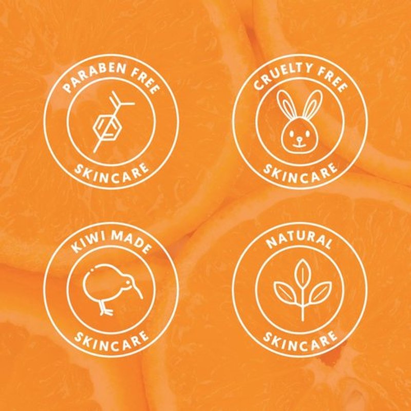 By Nature Vitamin C + Collagen Face Cream Cleanser - Daily Makeup Remover and Facial Wash from New Zealand (7 Oz)
