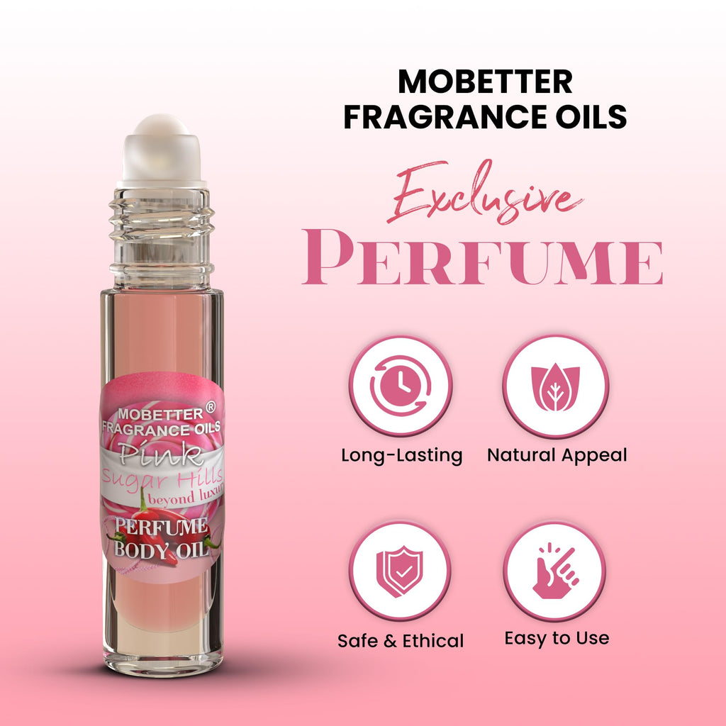 MOBETTER FRAGRANCE OILS Pink Sugar Hills Beyond Luxury Perfume Body Oil