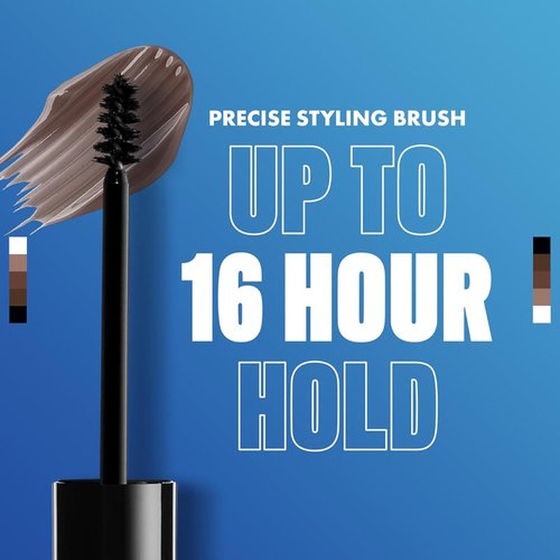 NYX Professional Makeup Eyebrow Gel - Extreme Hold Brow Glue in Clear for Perfectly Styled Brows